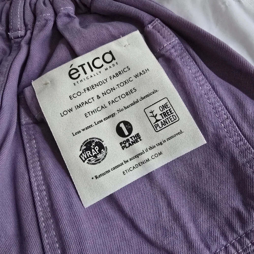 NWT Milena Paperbag Shorts- English Lavender